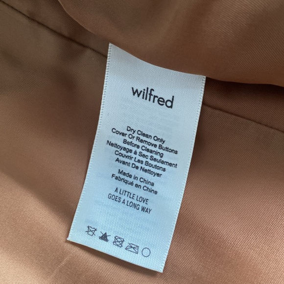 ARITZIA Wilfred Cocoon Camel Wool Cashmere Italy Coat - Picture 10 of 12